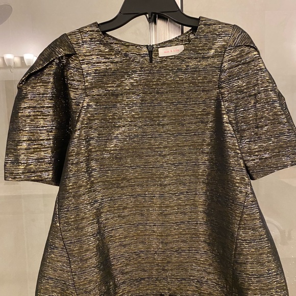 Sass and bide gold metallic top - Picture 2 of 5